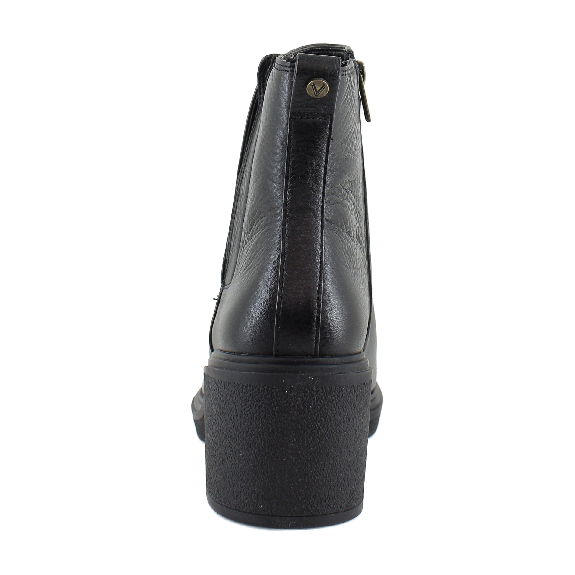 Black Tumbled Leather