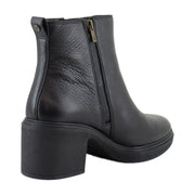 Black Tumbled Leather