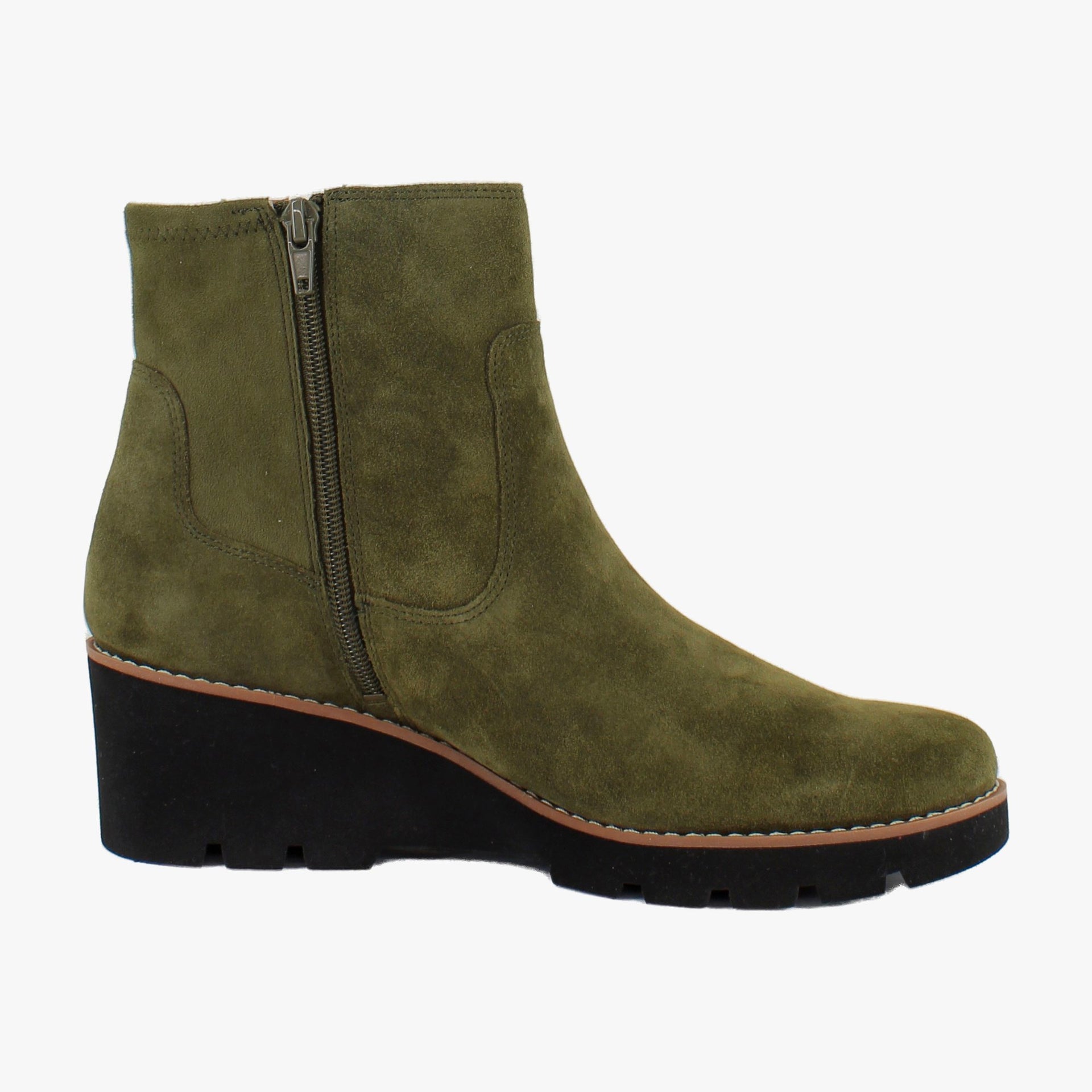 Dark Olive Suede