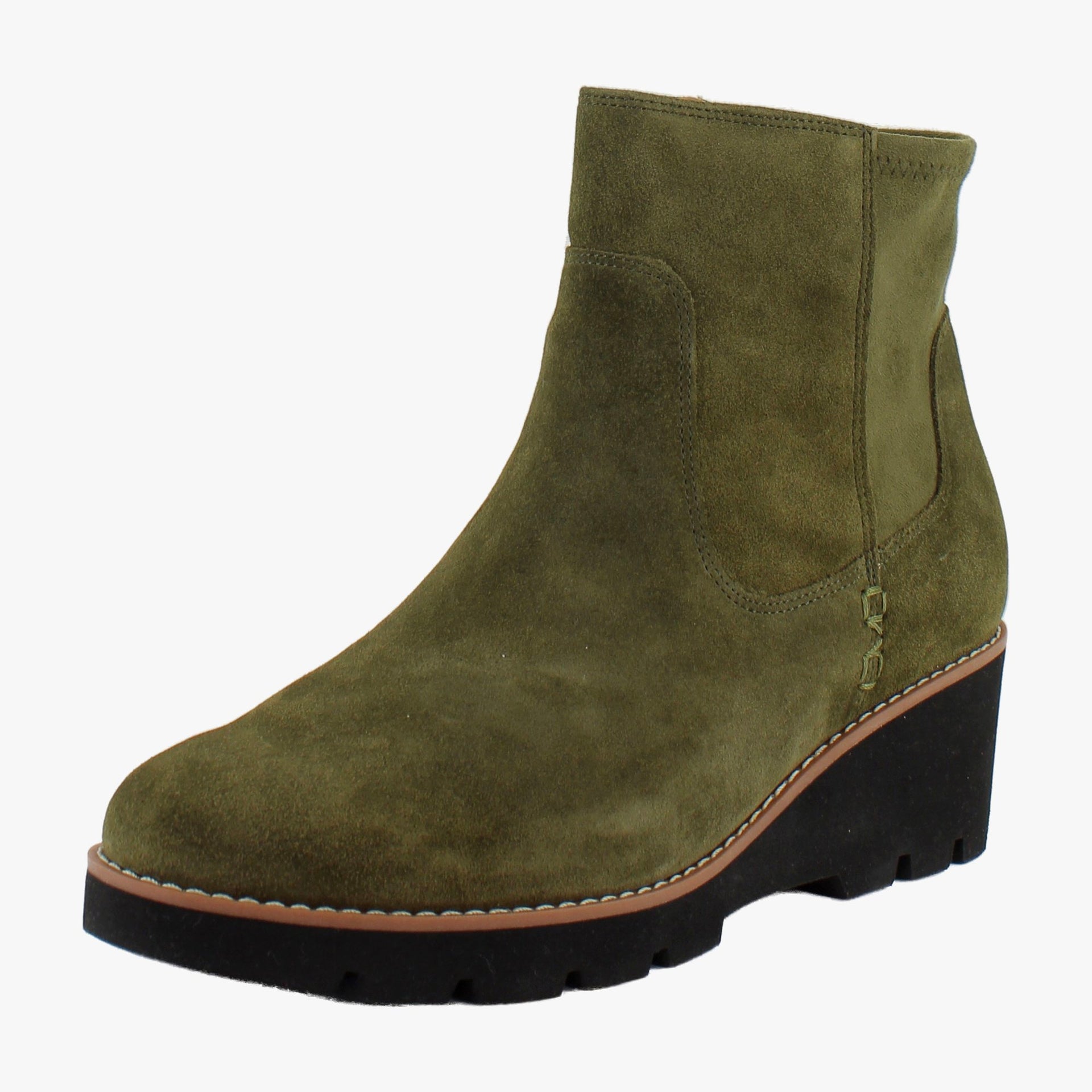 Dark Olive Suede