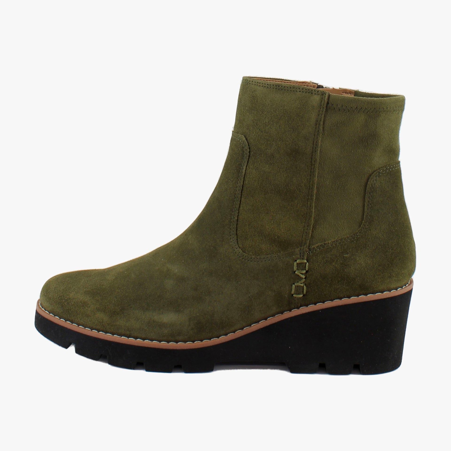 Dark Olive Suede