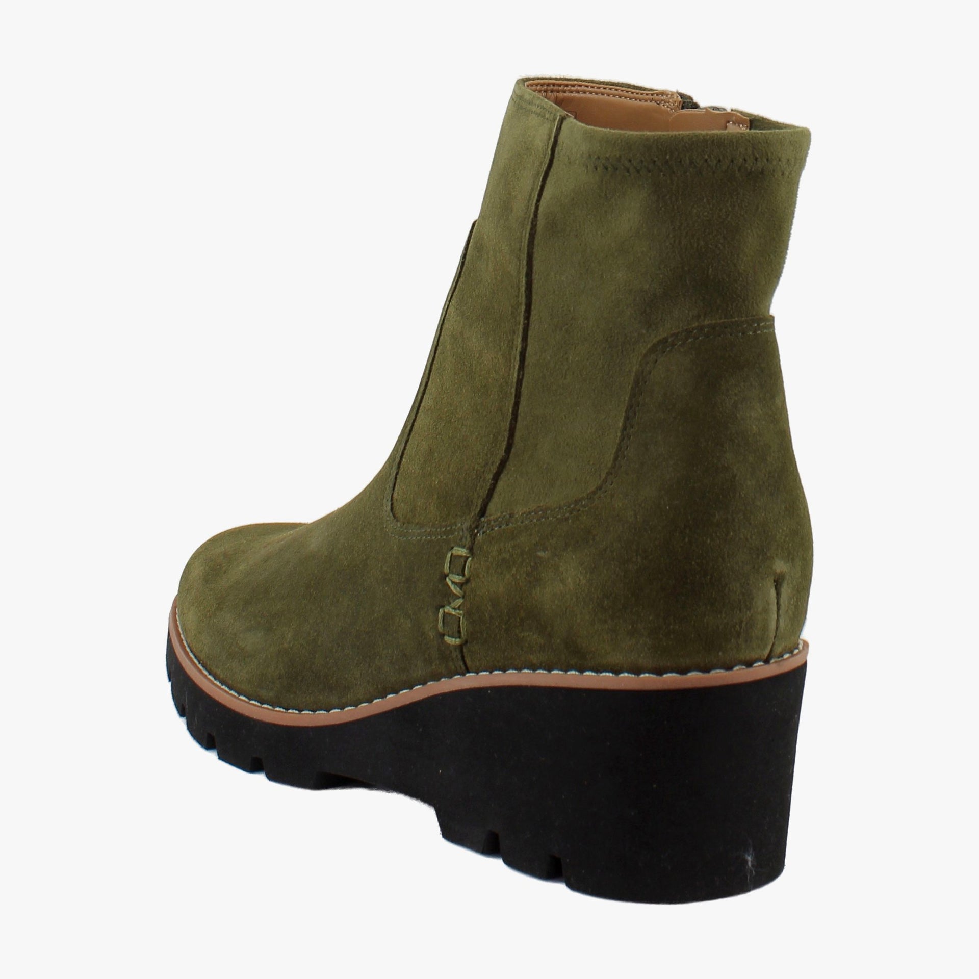 Dark Olive Suede