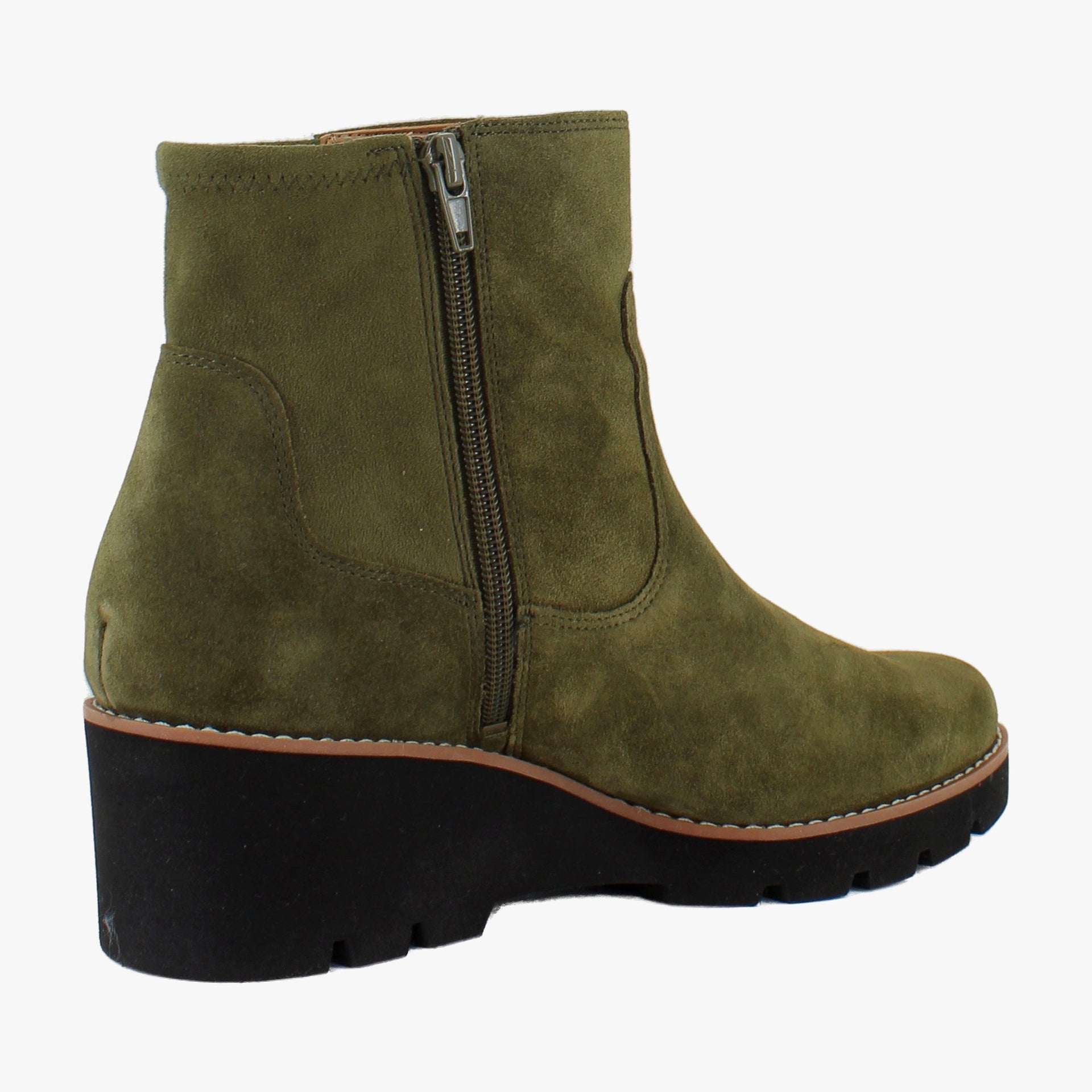 Dark Olive Suede
