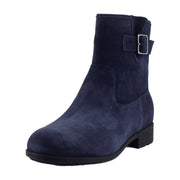 Navy Blazer Suede