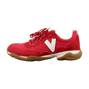 Varsity Red Leather