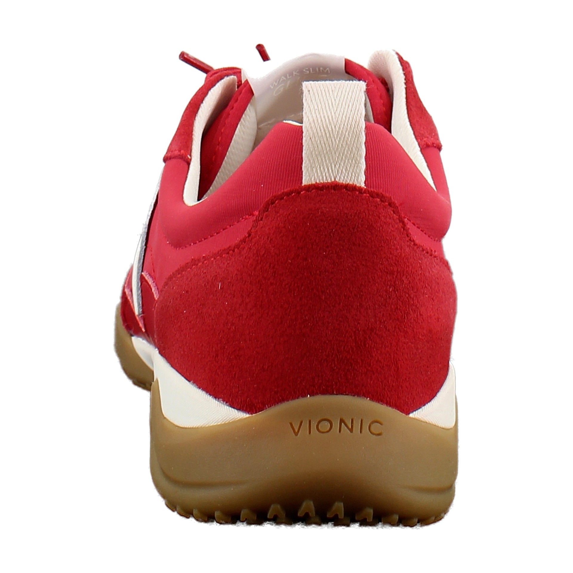 Varsity Red Leather