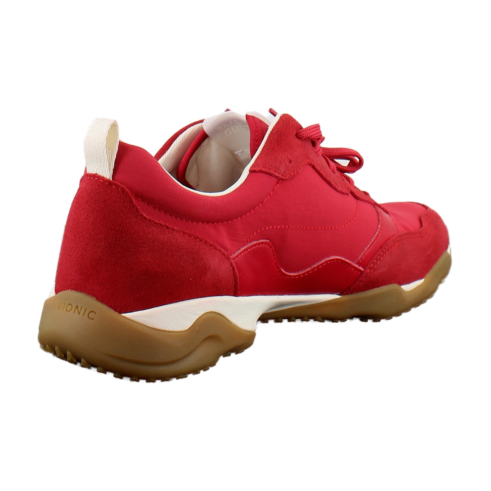Varsity Red Leather
