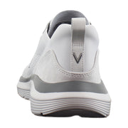 Vapor Grey Knit Suede