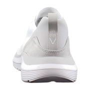 White Knit Suede