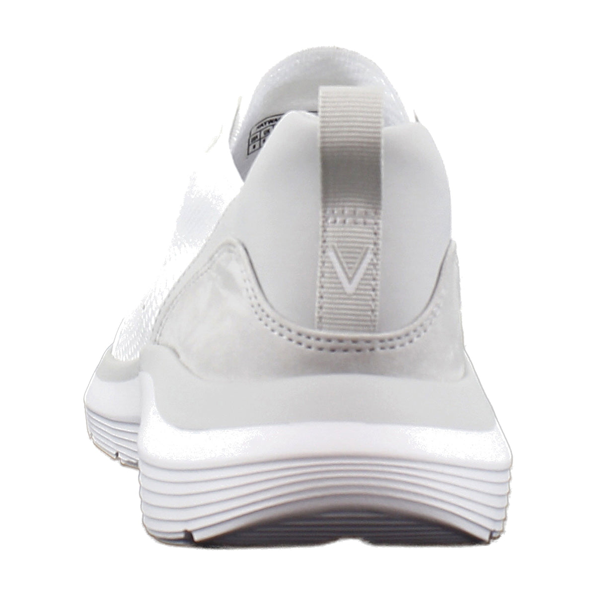 White Knit Suede