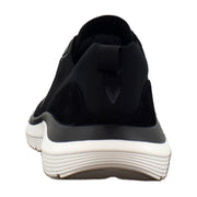 Black Knit Suede