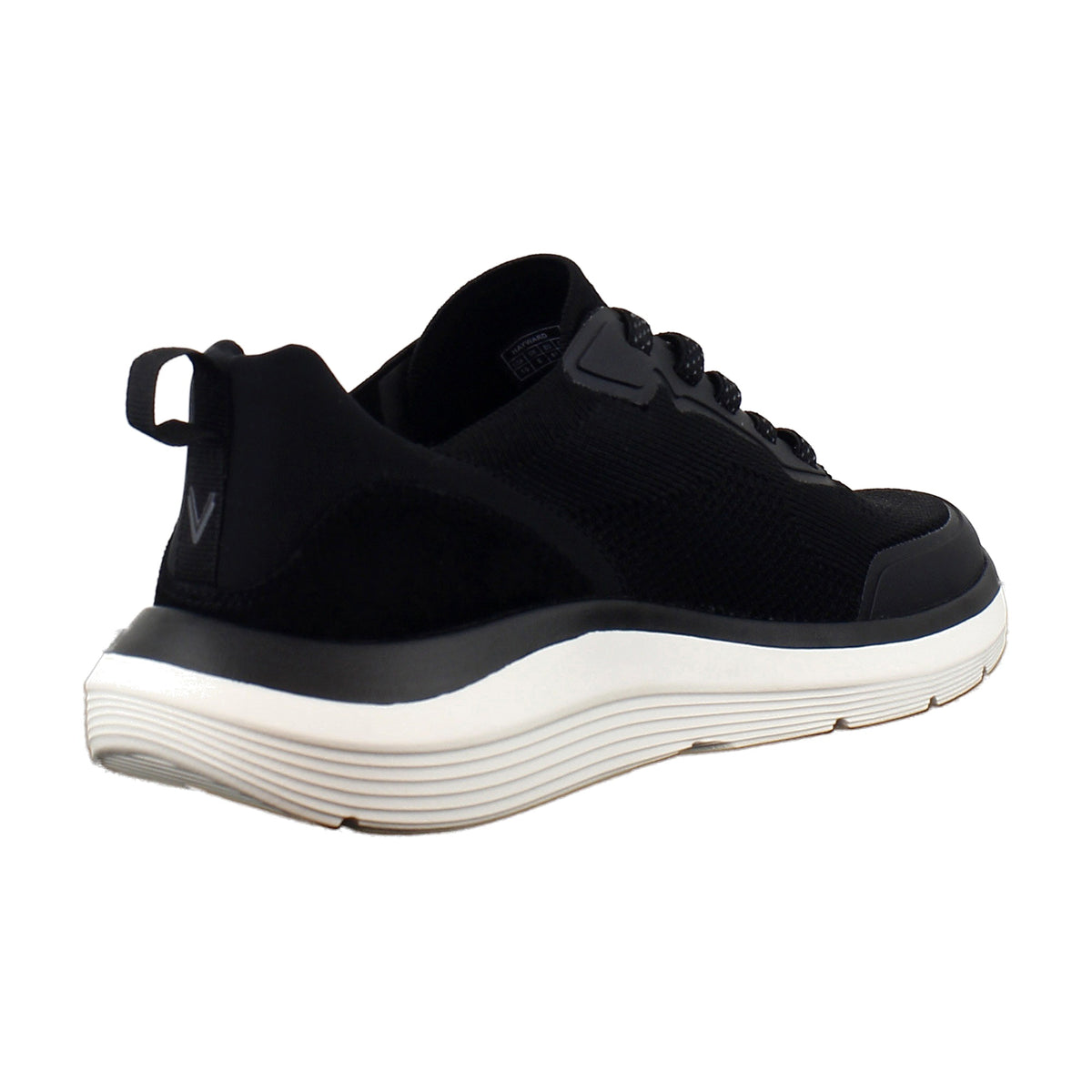 Black Knit Suede