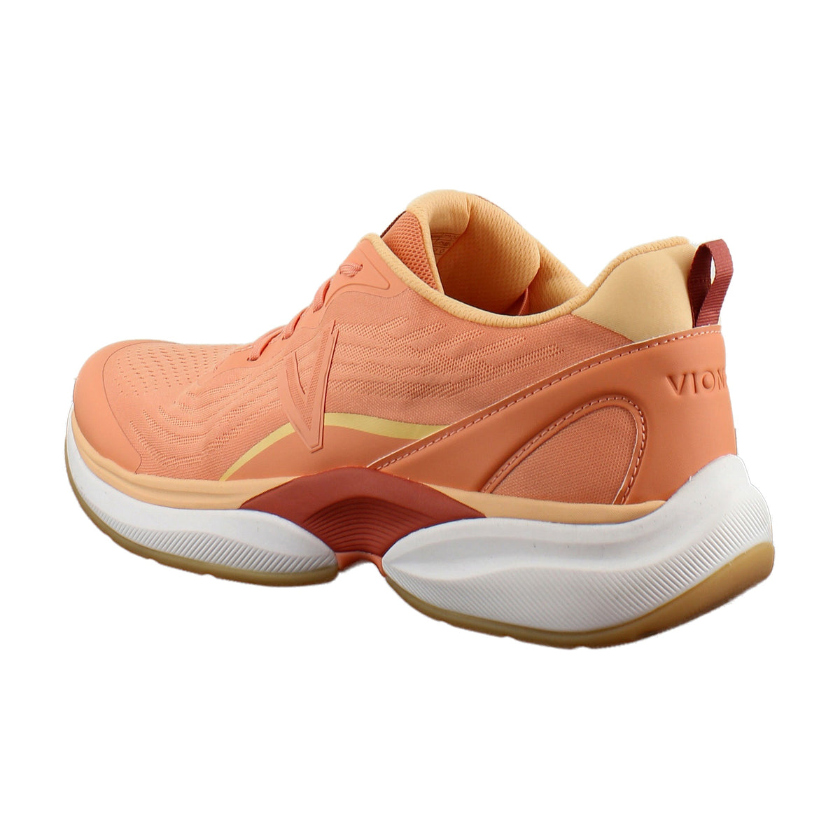 Shell Coral Faux Leather/Knit
