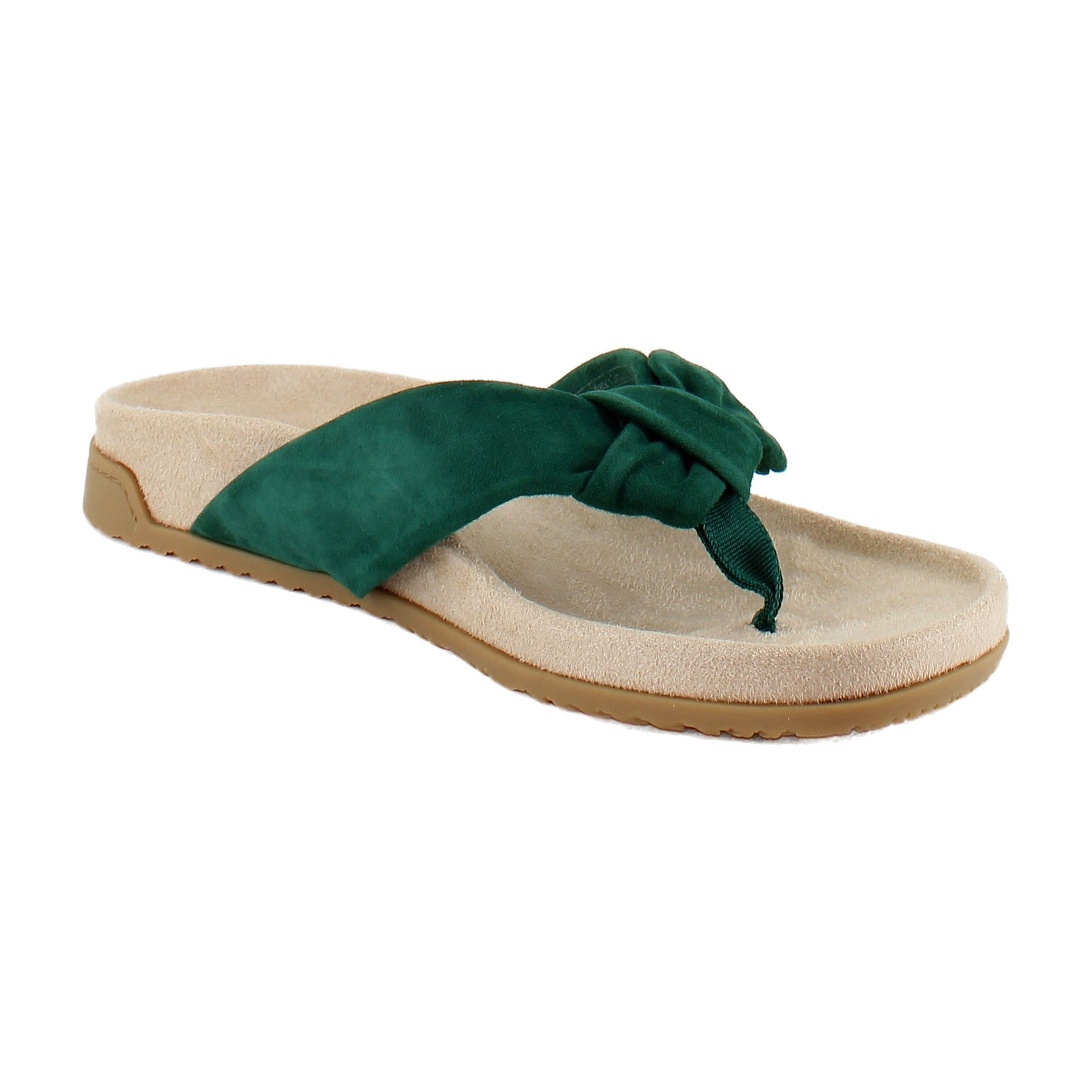 Posy Green Suede