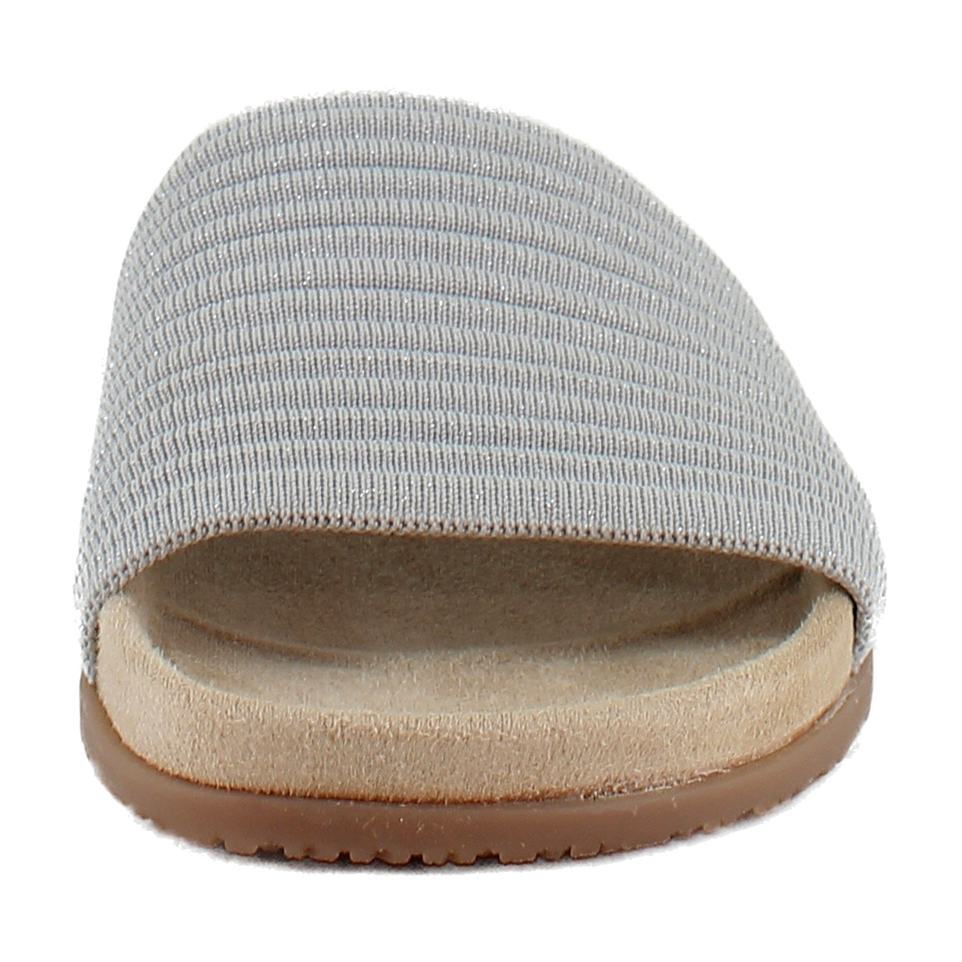 Vapor Grey Metallic Knit