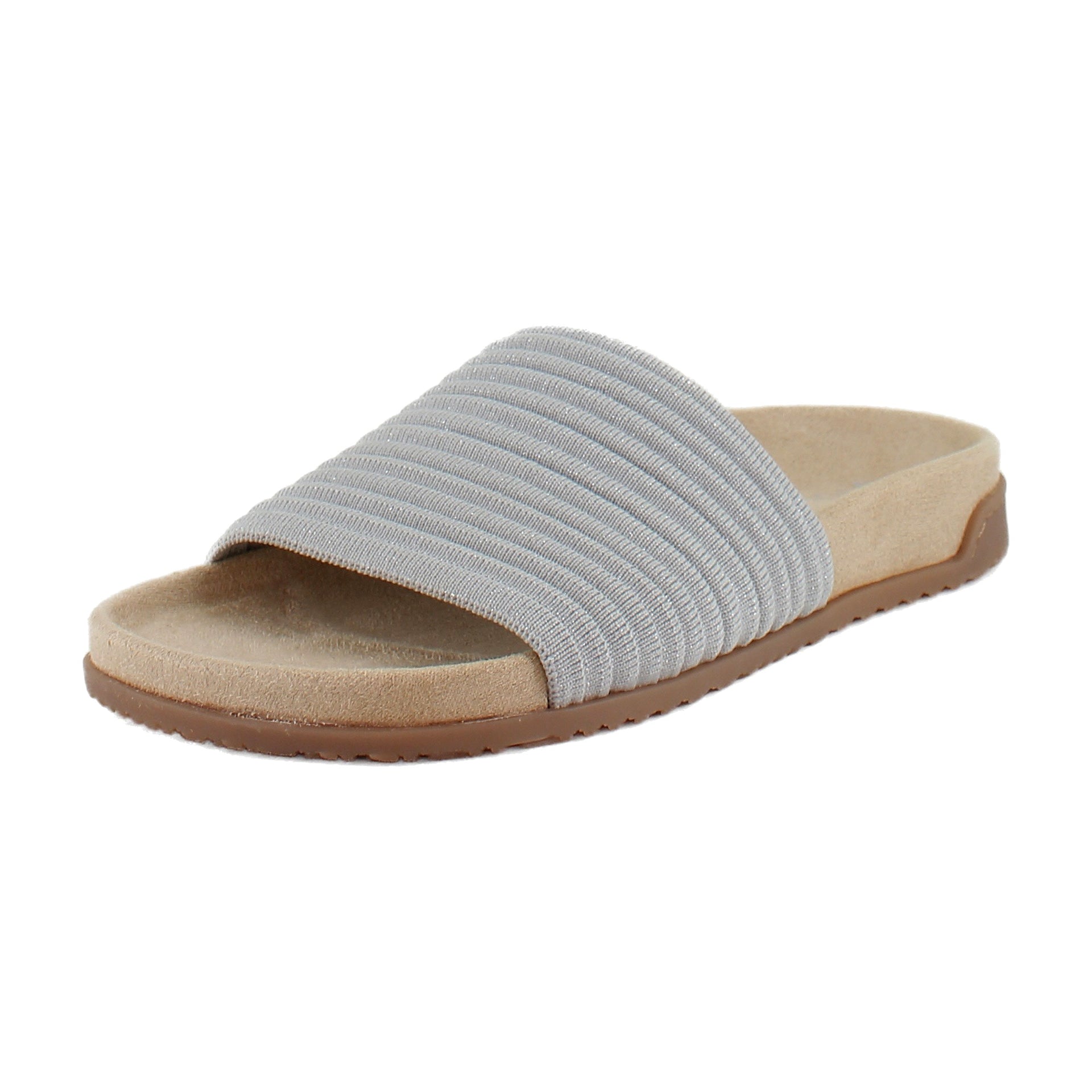 Vapor Grey Metallic Knit