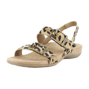 Tan Leopard Suede