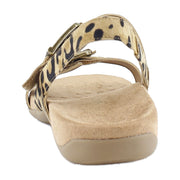 Tan Leopard Suede