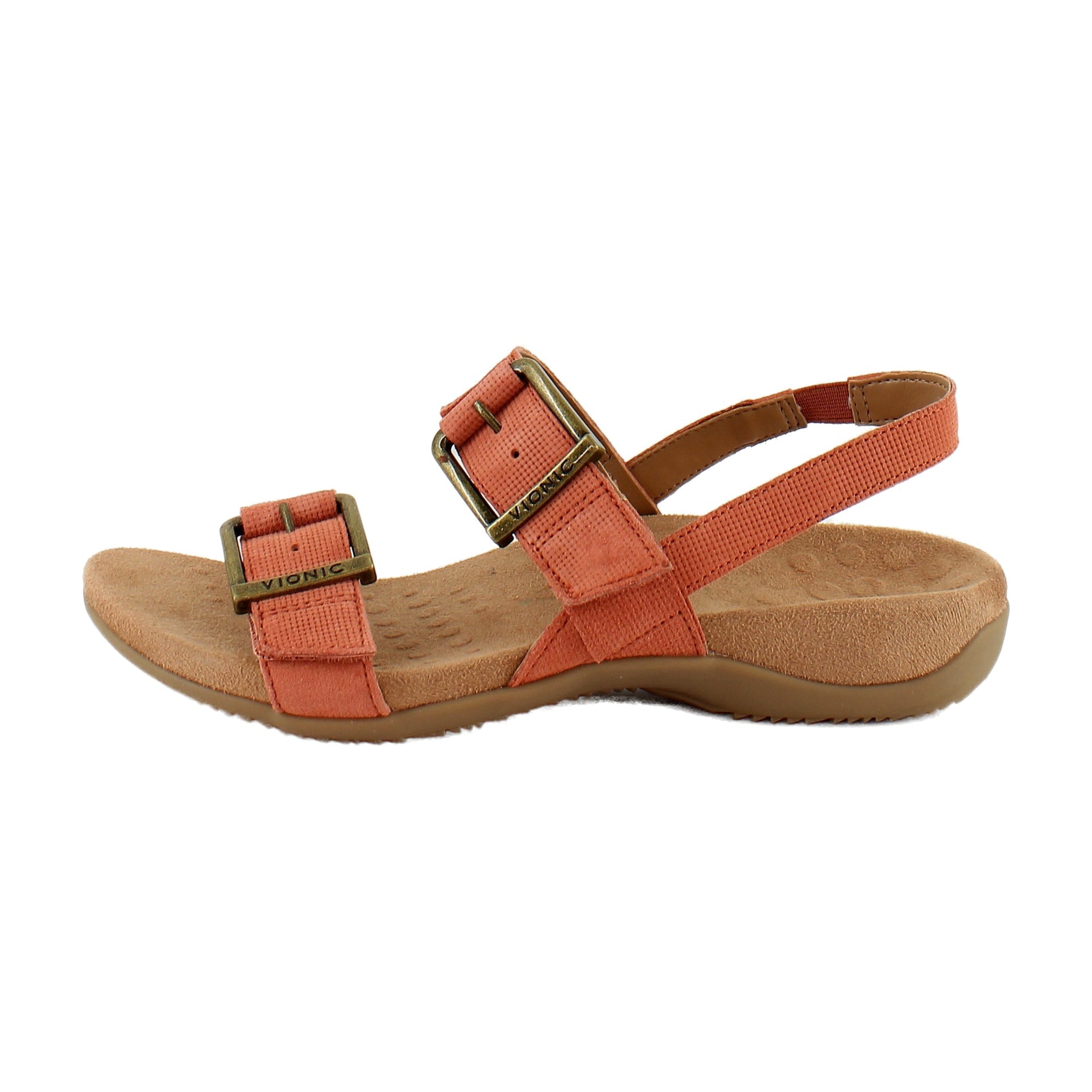 Apricot Brandy Embossed Suede