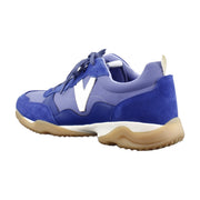 Mazarine Blue Nylon Leather