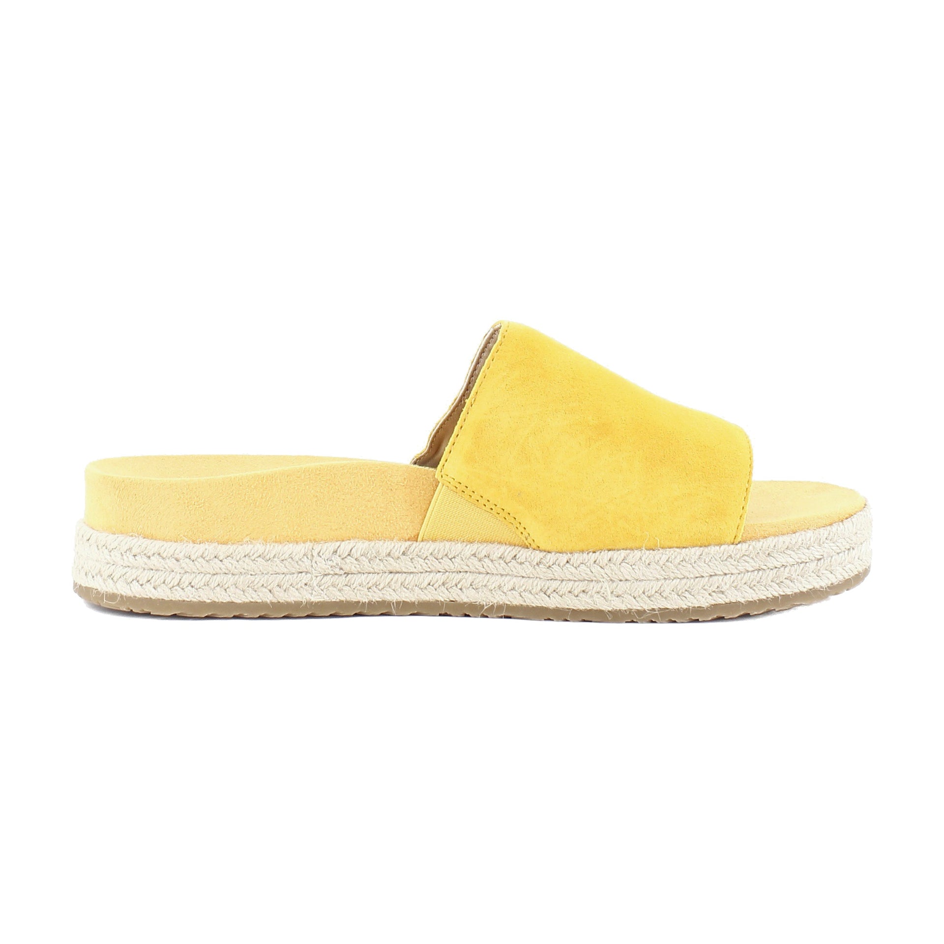 Amber Yellow Suede