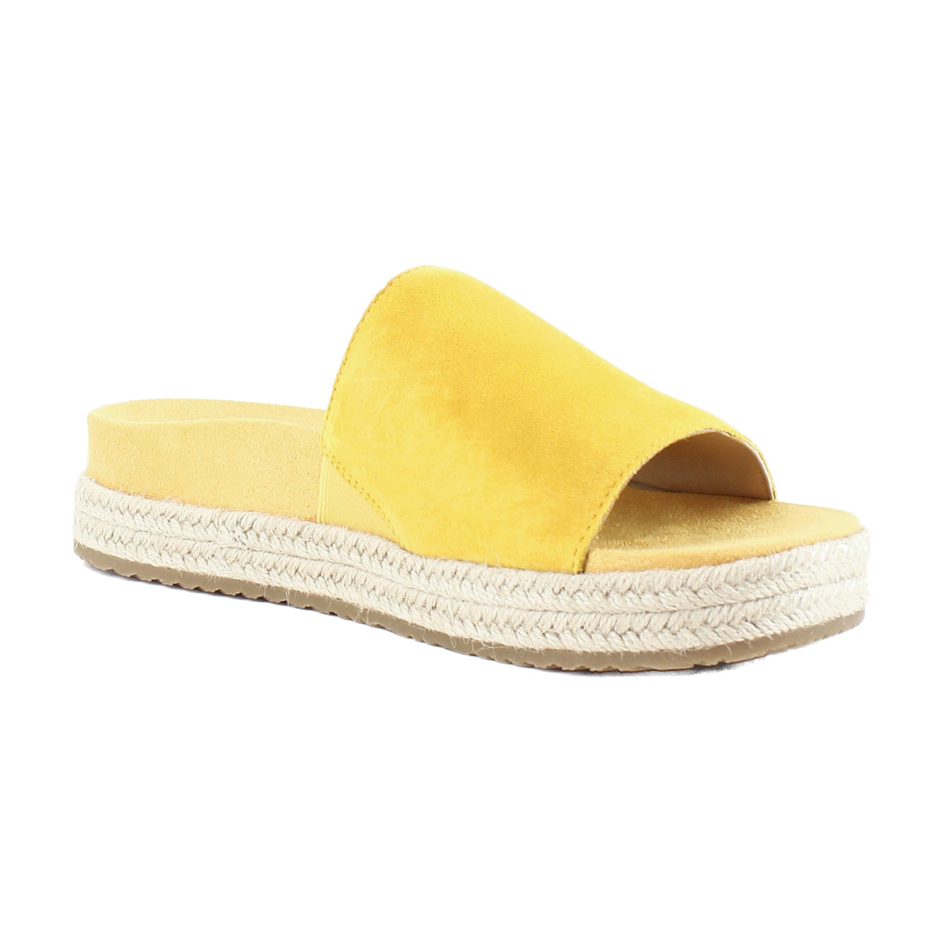 Amber Yellow Suede