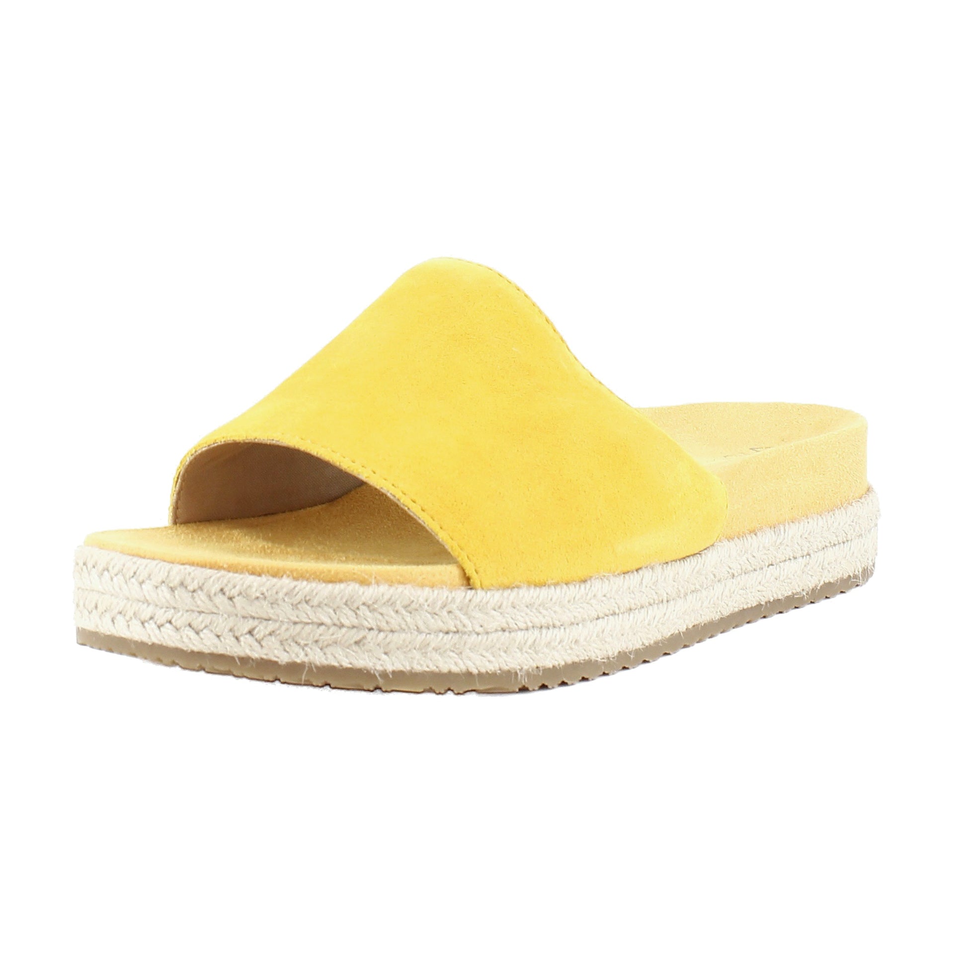 Amber Yellow Suede