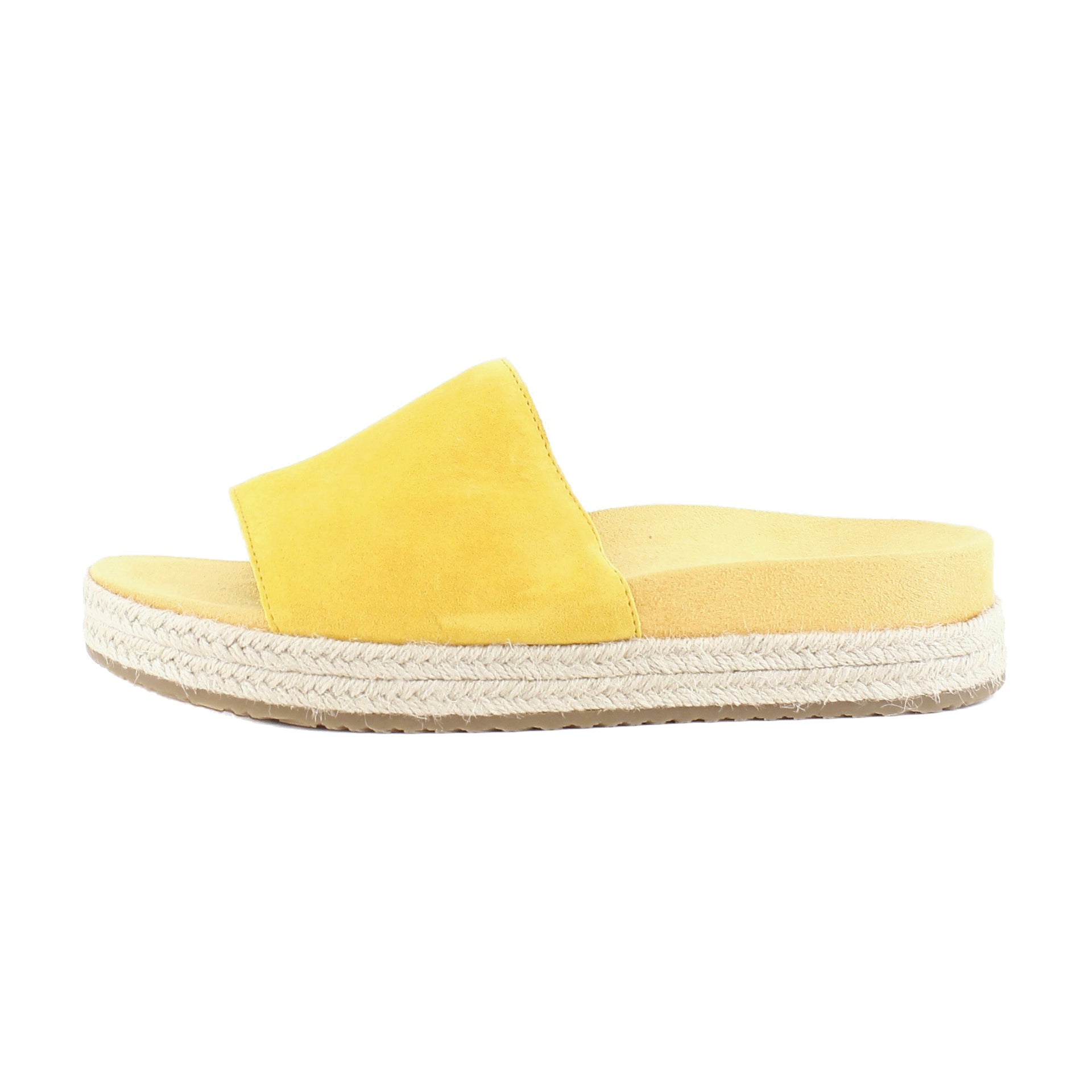 Amber Yellow Suede