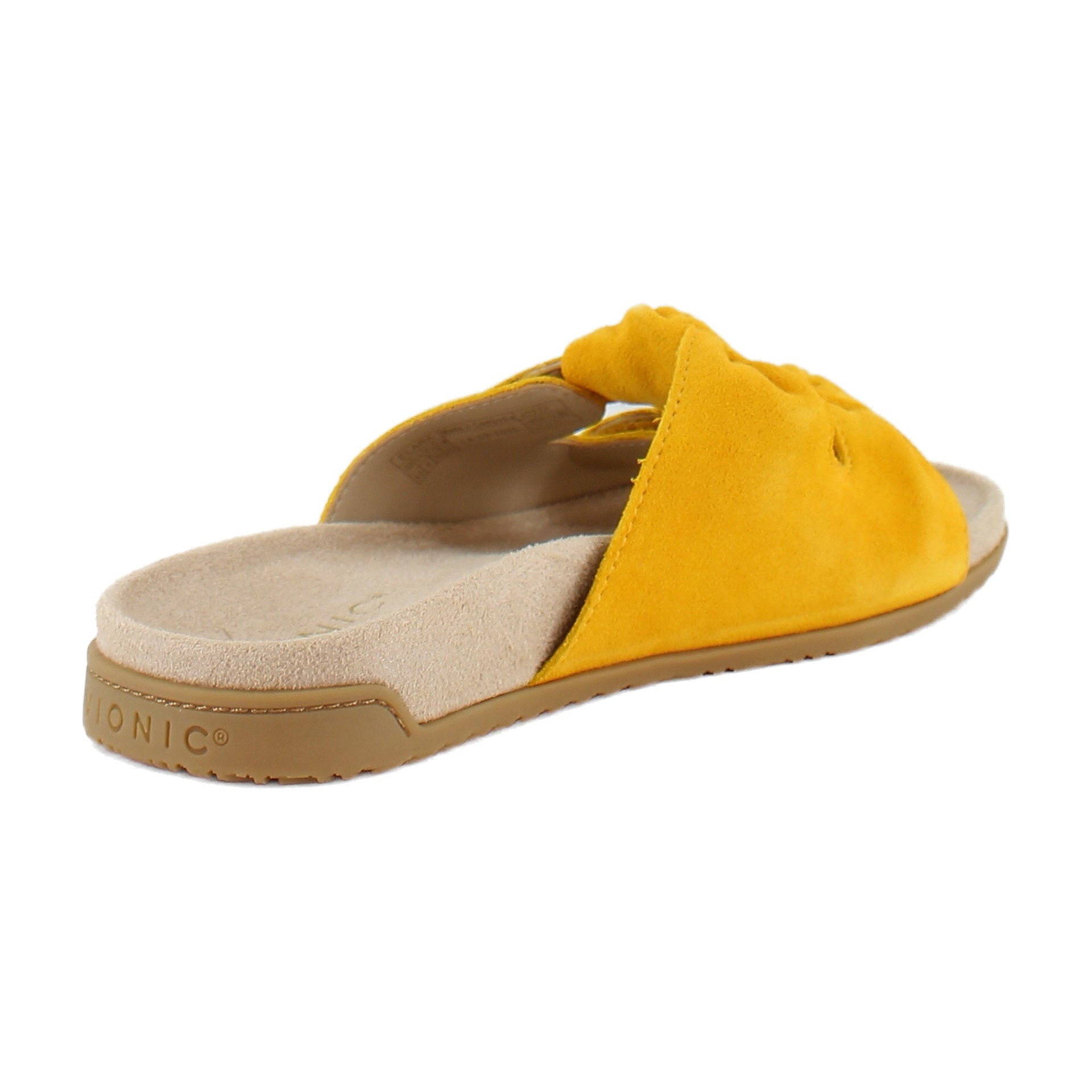 Amber Yellow Suede