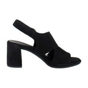 Black Waxed Suede