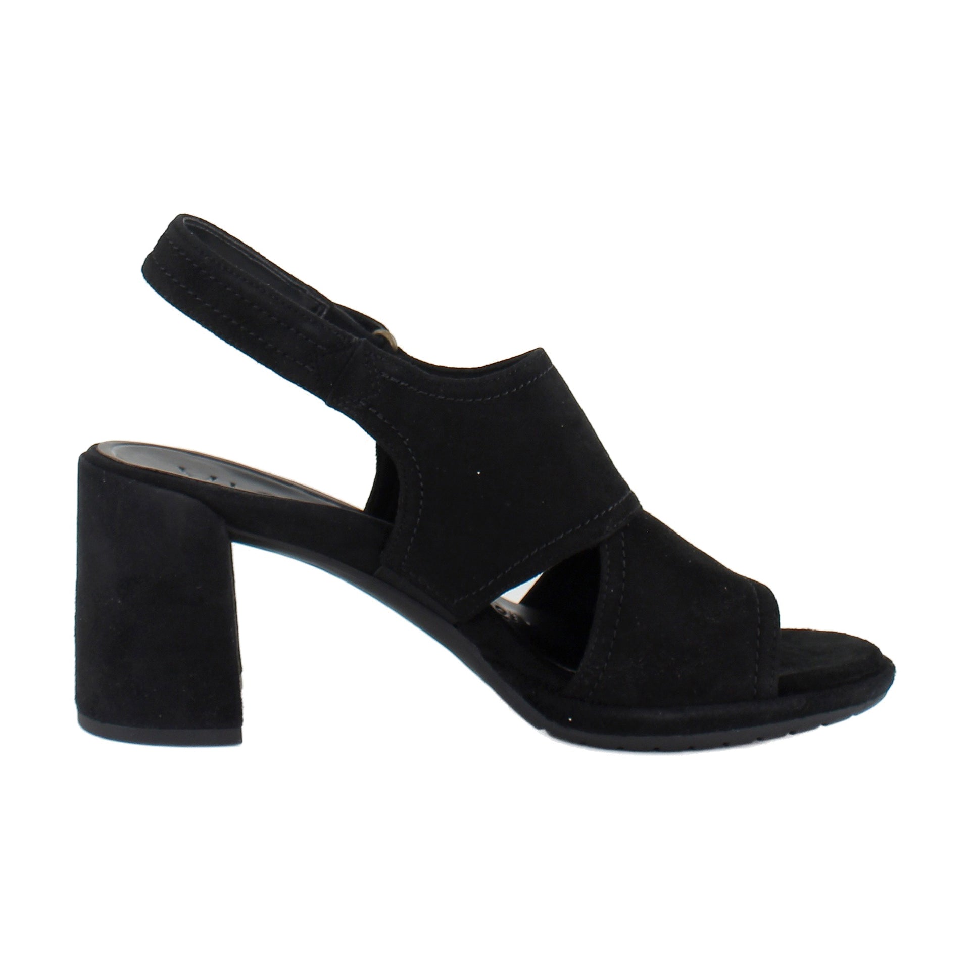 Black Waxed Suede