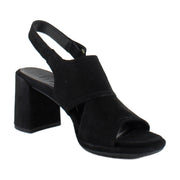 Black Waxed Suede