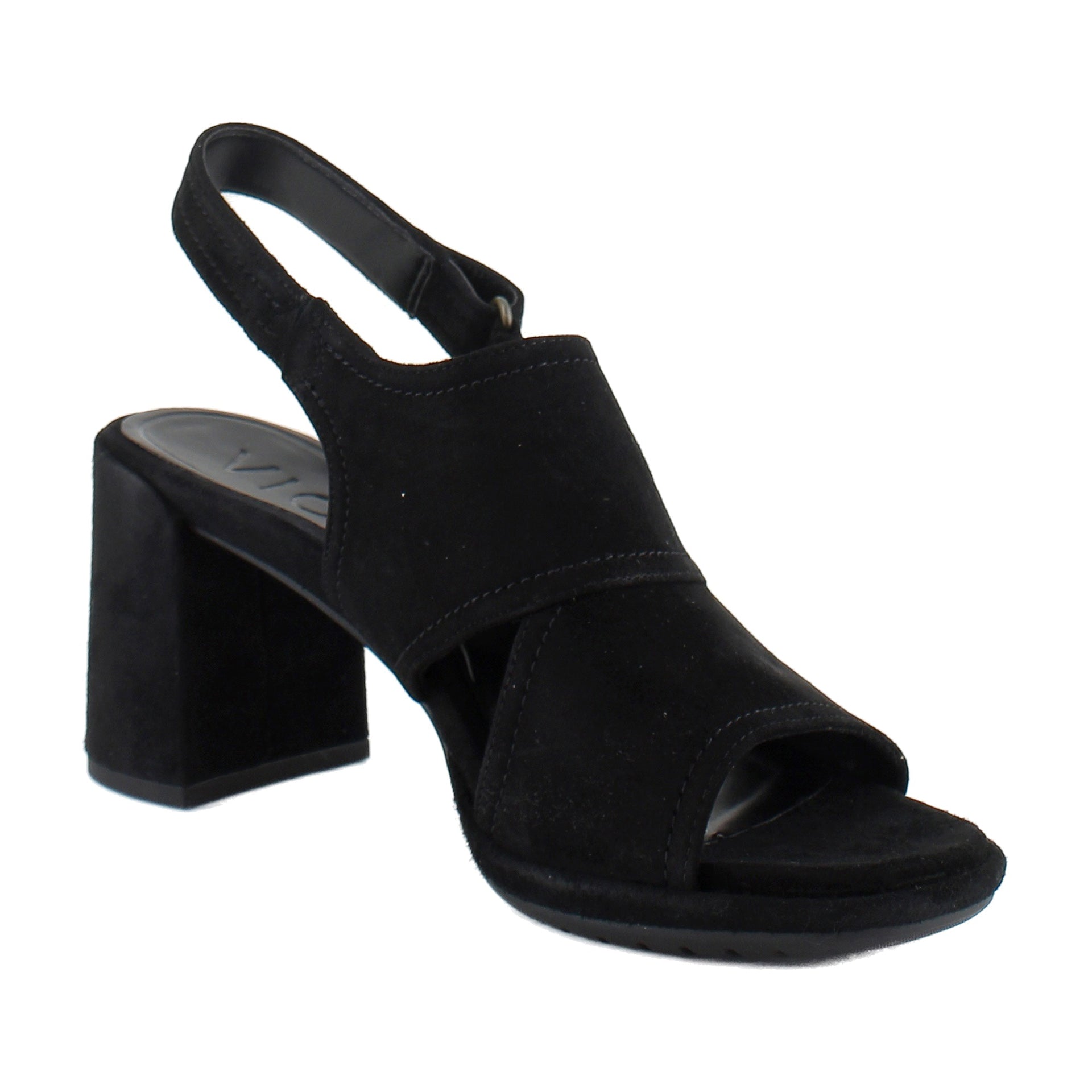 Black Waxed Suede
