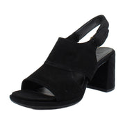 Black Waxed Suede