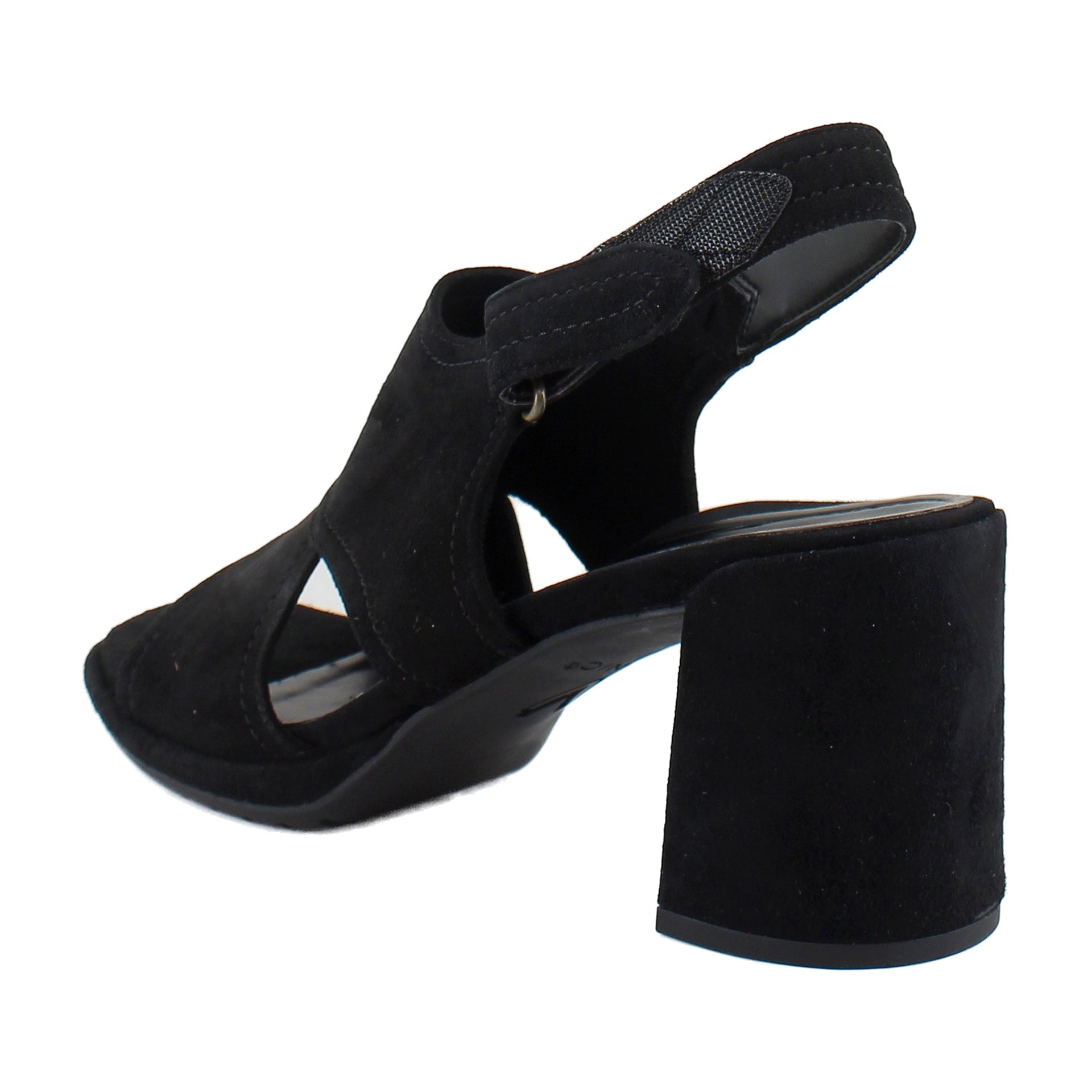 Black Waxed Suede