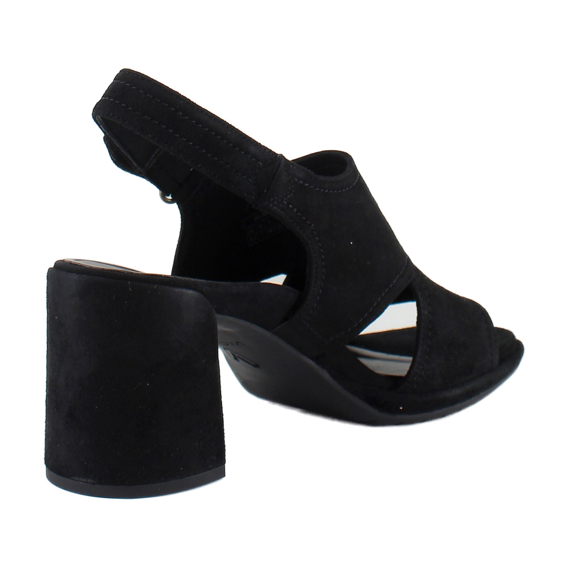 Black Waxed Suede
