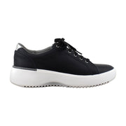 Black Nappa Metallic Leather