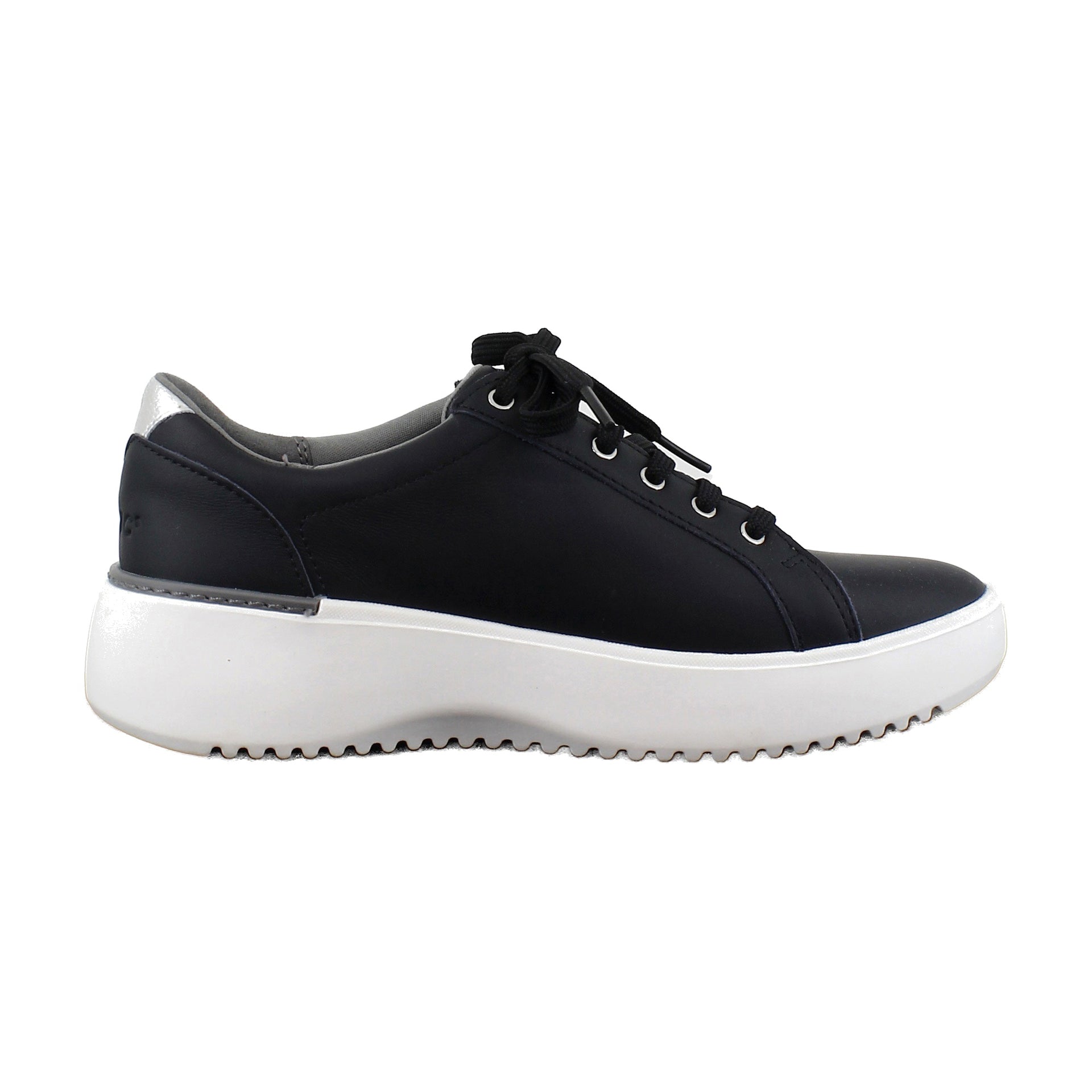 Black Nappa Metallic Leather