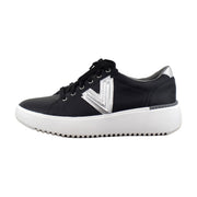Black Nappa Metallic Leather
