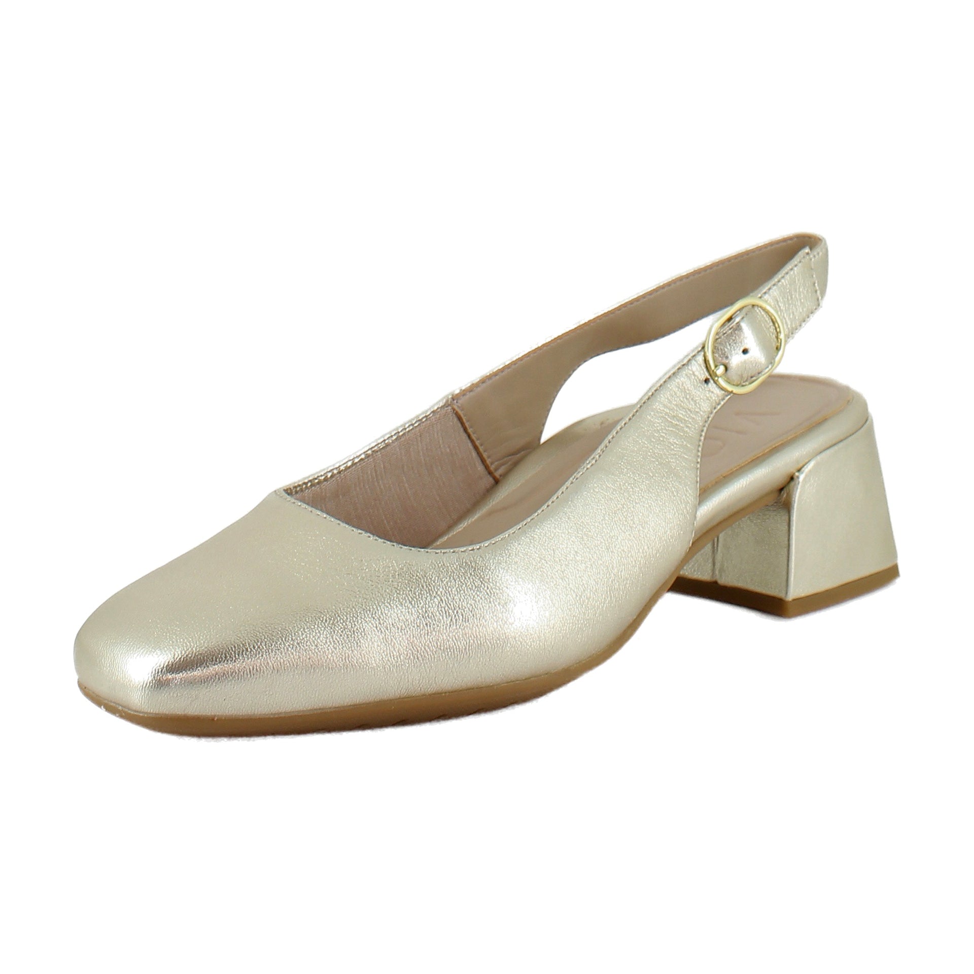 Gold Metallic Leather