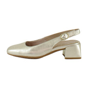 Gold Metallic Leather