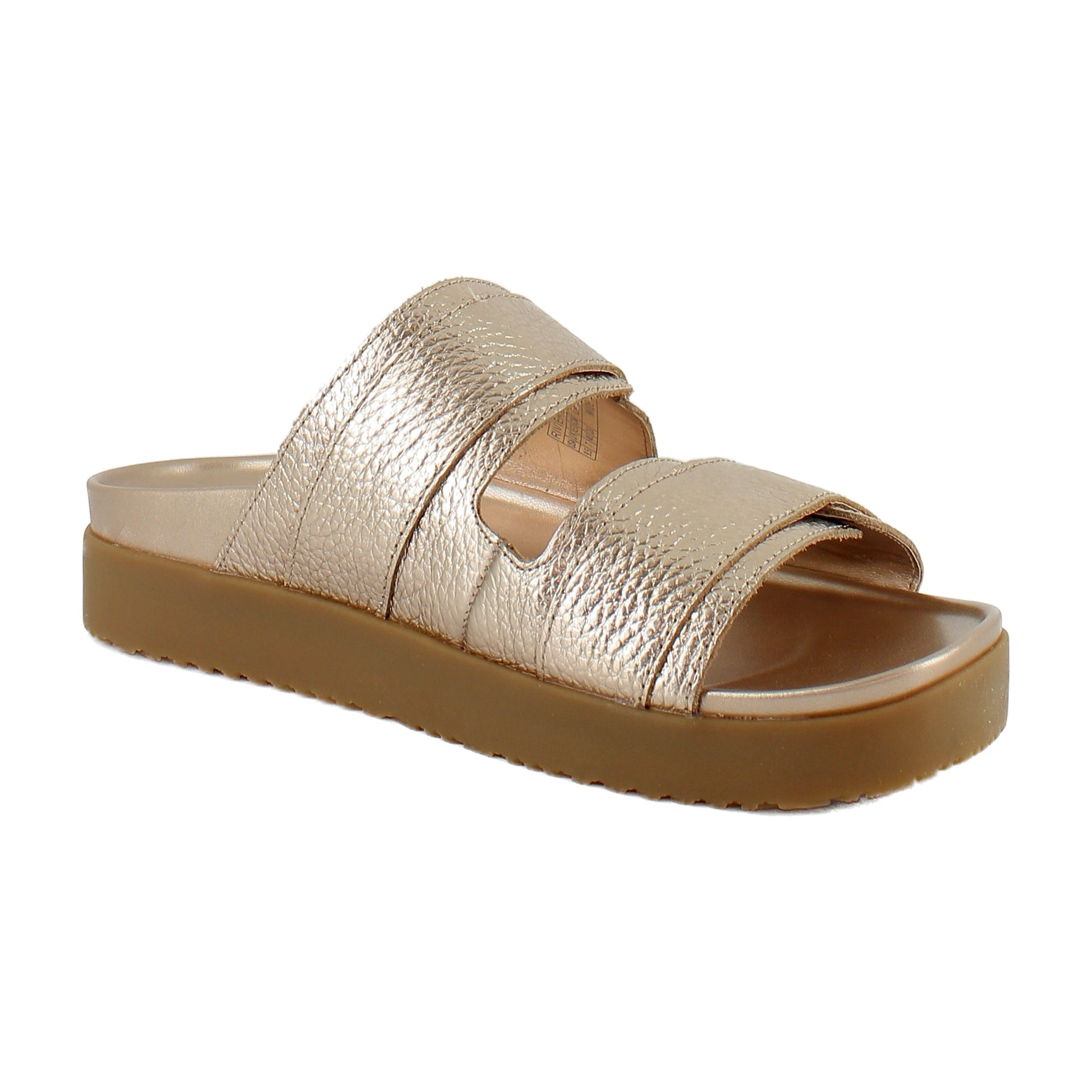 Bronze Metallic Leather