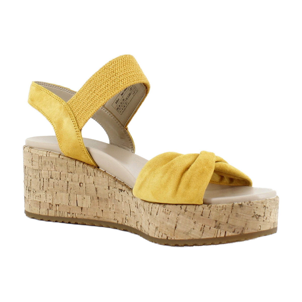 Amber Yellow Suede