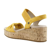 Amber Yellow Suede