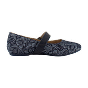 Dark Denim Paisley Denim