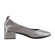 Pewter Metallic Leather