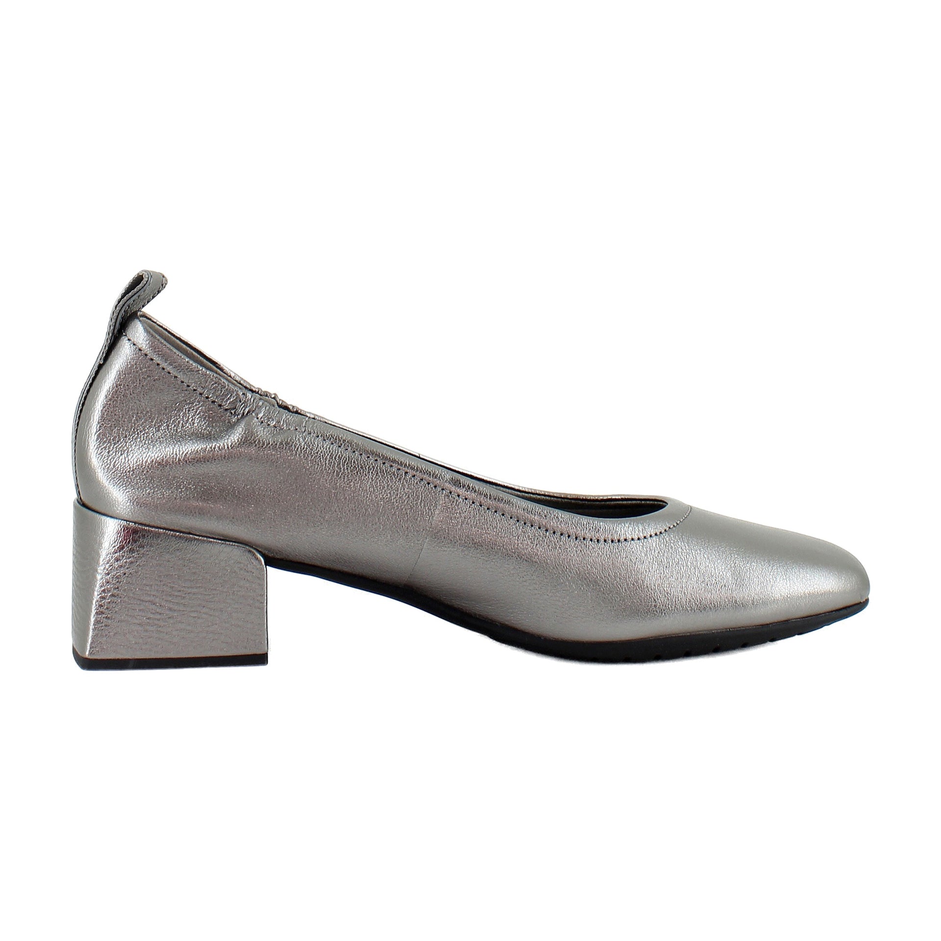 Pewter Metallic Leather