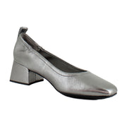 Pewter Metallic Leather