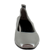 Pewter Metallic Leather
