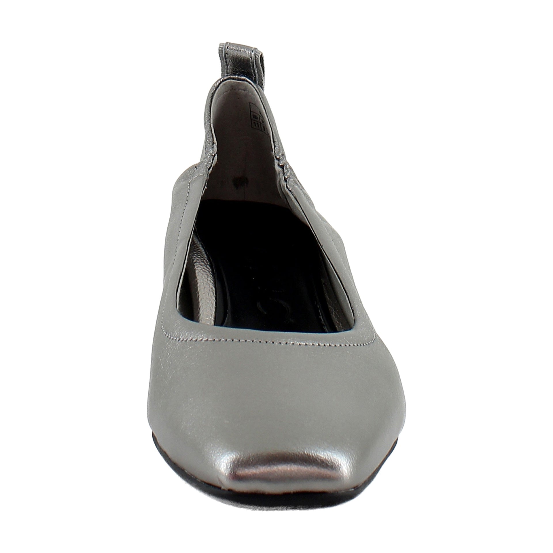 Pewter Metallic Leather